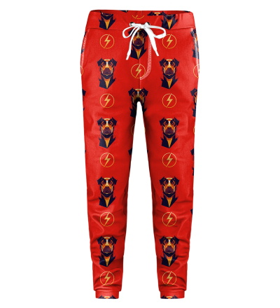 Flash Dog pattern kids sweatpants