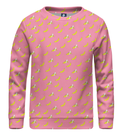 Banana Heaven Pink kids sweater