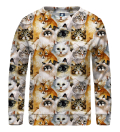 Cat heads kids sweater