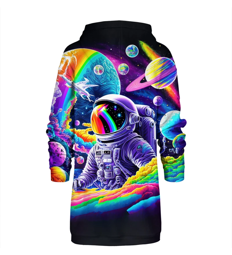 Acid Universe Hoodie Oversize Dress