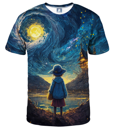 Starry Night Anime T-shirt