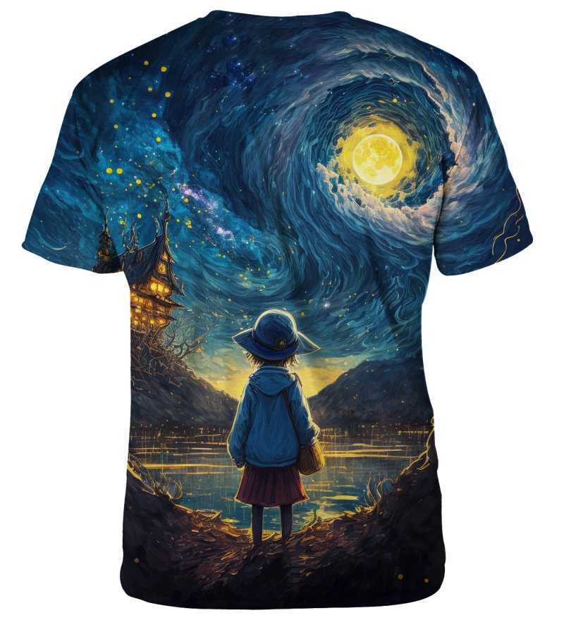 Starry Night Anime T-shirt