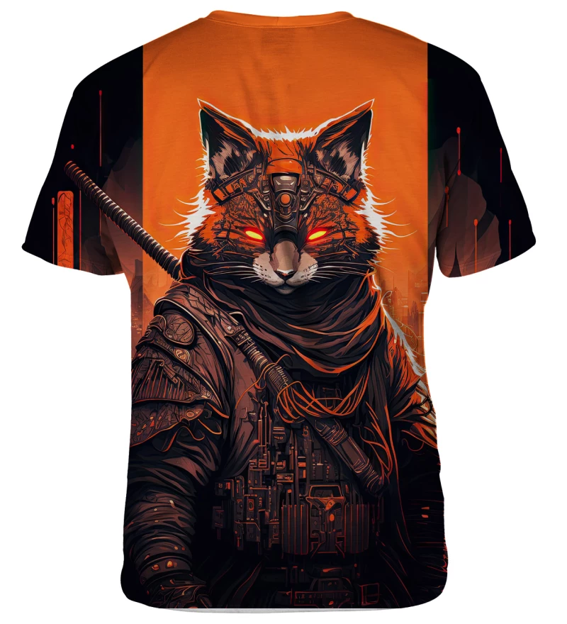 T-shirt Samurai Cat