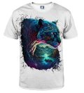 T-shirt Mystic Cheetah White