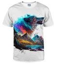 T-shirt Mystic Wolf White