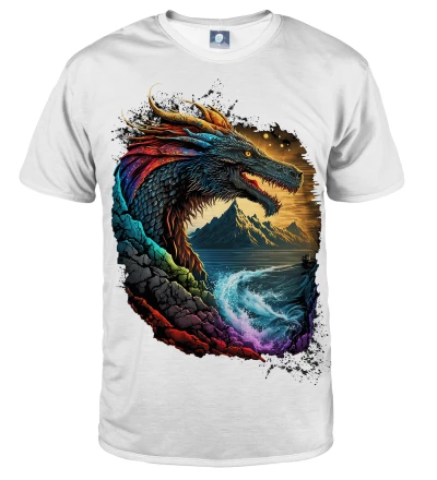 Mystic Dragon White T-shirt