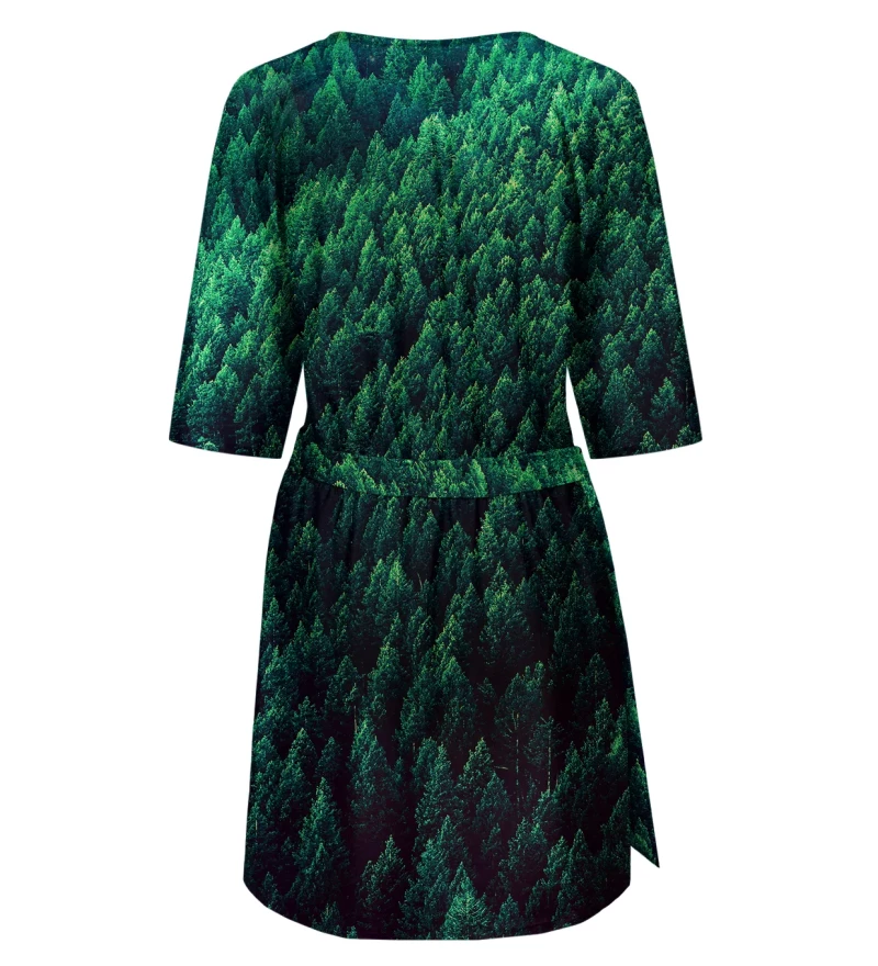 Sukienka kopertowa Green Forest