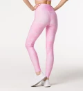 Pink Monstera highwaisted leggings