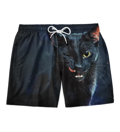 Black cat shorts