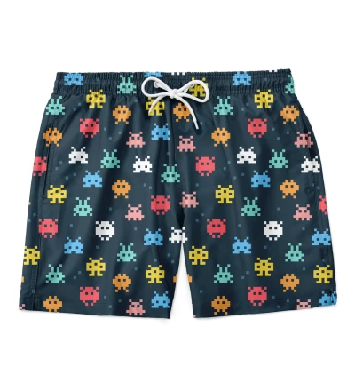 Space Invaders shorts