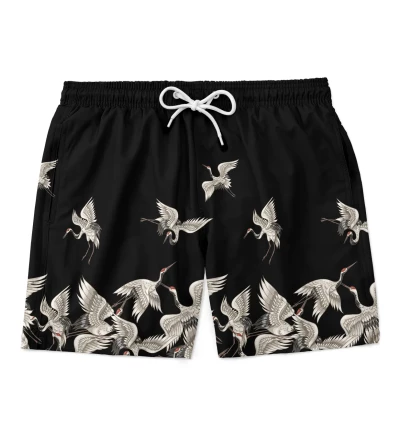Black Cranes shorts