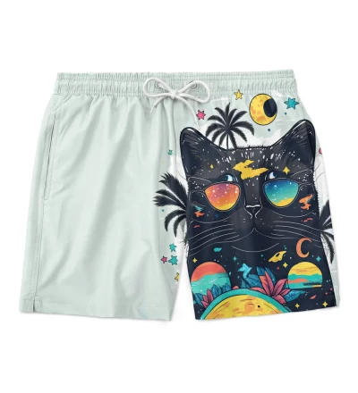 Tropical Cat shorts
