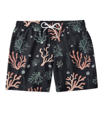 Coral Pattern shorts