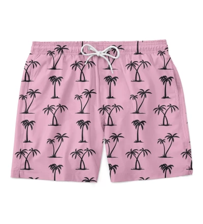 Szorty kąpielowe Pink Palms