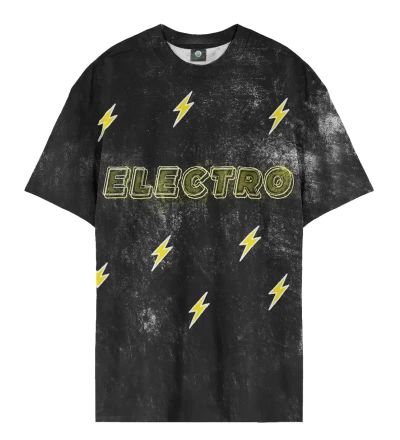 Damski T-shirt Oversize Electro
