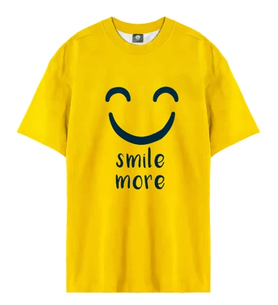 Damski T-shirt Oversize Smile