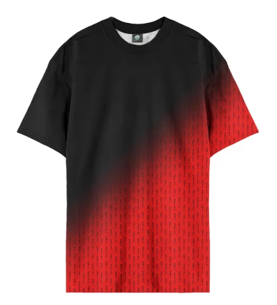 Damski T-shirt Oversize Anti-Social Bloodshot