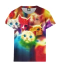 Colorful Kittens womens t-shirt