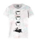 Black Catfee womens t-shirt