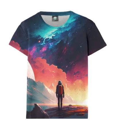 Colorful Galaxy womens t-shirt
