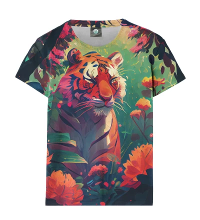 Colorful Tiger womens t-shirt