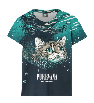 Purrvana womens t-shirt