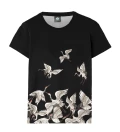 Damski t-shirt Black Cranes