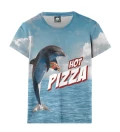 Hot pizza womens t-shirt