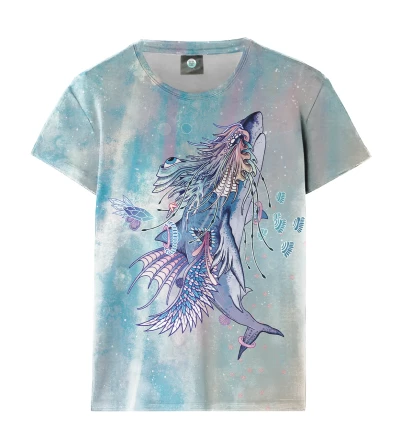 Journeying Spirit - Shark womens t-shirt