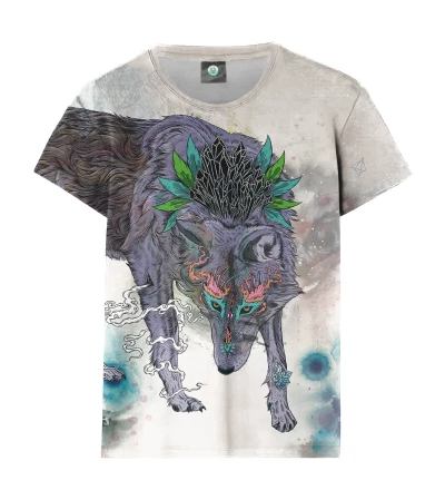 Journeying Spirit - Wolf womens t-shirt