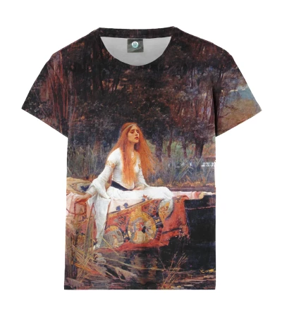 Lady of Shalott womens t-shirt