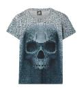 Pixel skull womens t-shirt