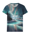 Damski t-shirt Winter Aurora