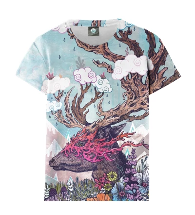 Journeying Spirit - Deer womens t-shirt