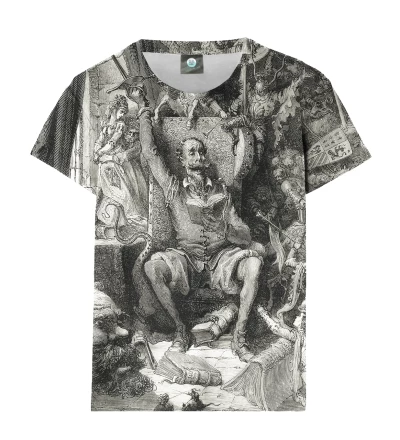 Dore Series - Don Quixote womens t-shirt