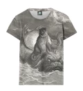 Dore Series - Monkey on a Dolphin womens t-shirt