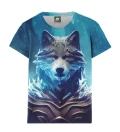 Damski t-shirt Aqua Wolf