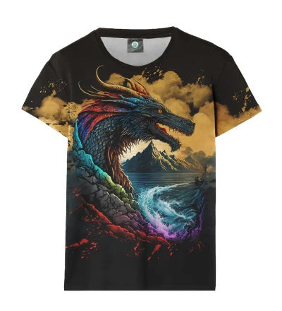 Damski t-shirt Mystic Dragon