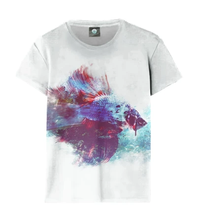 Colorful Fighting Fish womens t-shirt