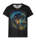 Damski t-shirt Mystic Leopard Black
