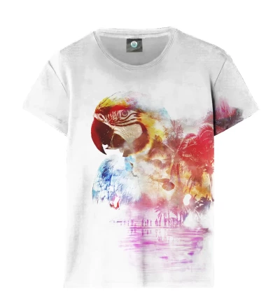 Magical Parrot womens t-shirt