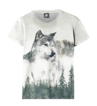 Damski t-shirt Mighty Wolf