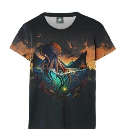 Mystic Octopus womens t-shirt