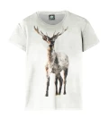 Lonely Red Deer womens t-shirt
