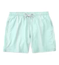 Teal Lines shorts, Blue