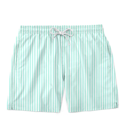 Teal Lines shorts