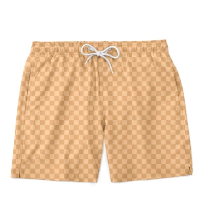 Orange Squares shorts
