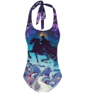 Knight of the void open back swimsuit
