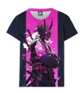 Damski t-shirt Cyberpunk Samurai