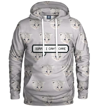 I can't care womens Hoodie
